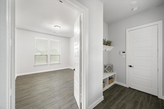 2812 Bluff Creek Dr, Mansfield, TX 76063 - half bathroom with baseboards, vanity, and toilet