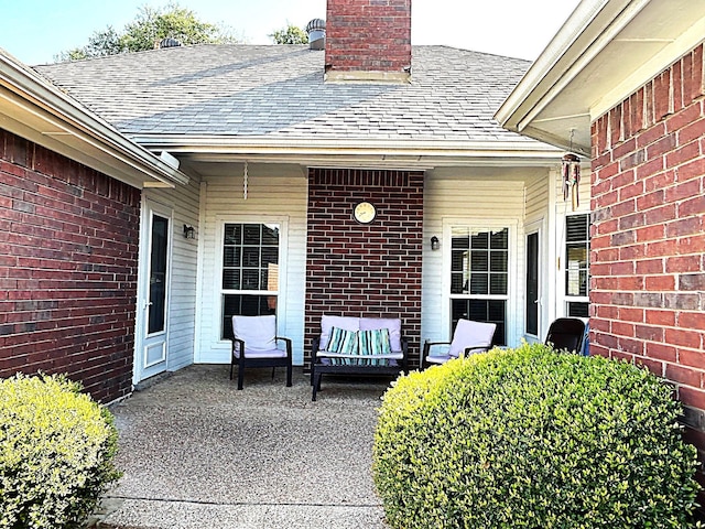 1561 Waterford Dr, Lewisville, TX 75077 - view of patio with an outdoor living space