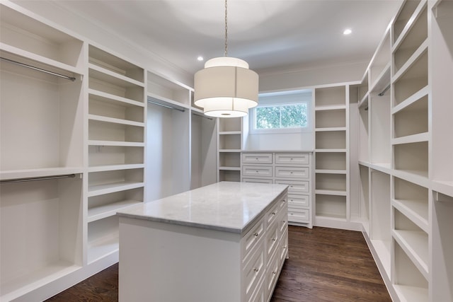 7538 Centenary Ave, Dallas, TX 75225 - spacious closet featuring dark wood-style floors