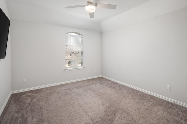 5604 Deer Run Dr, Celina, TX 75009 - carpeted empty room with baseboards and a ceiling fan