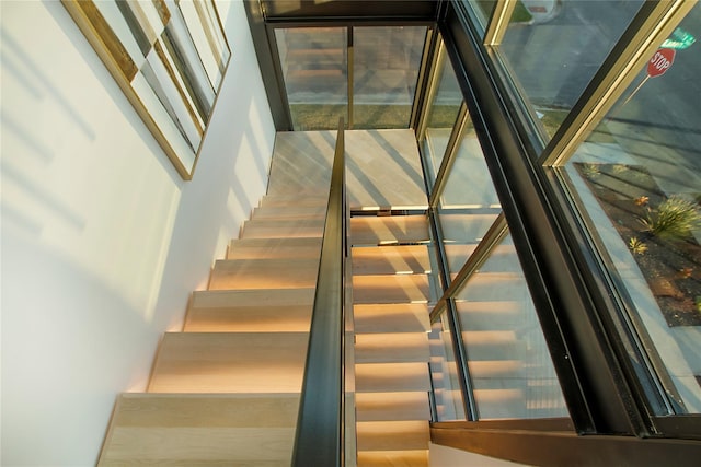 view of staircase