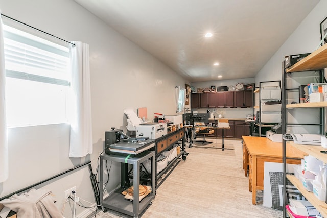 126 Esther Ct, Millsap, TX 76066 - office area featuring recessed lighting