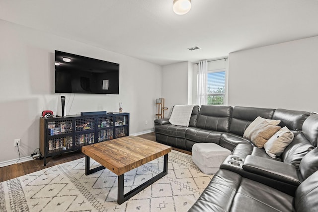 6336 Maritime St, Fort Worth, TX 76179 - living room with baseboards and wood finished floors