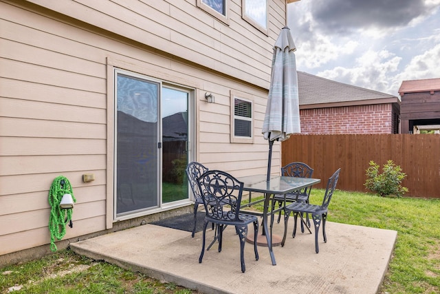 6336 Maritime St, Fort Worth, TX 76179 - view of patio featuring outdoor dining space