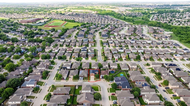 6336 Maritime St, Fort Worth, TX 76179 - aerial overview of property's location with nearby suburban area