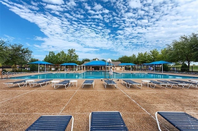 view of community pool