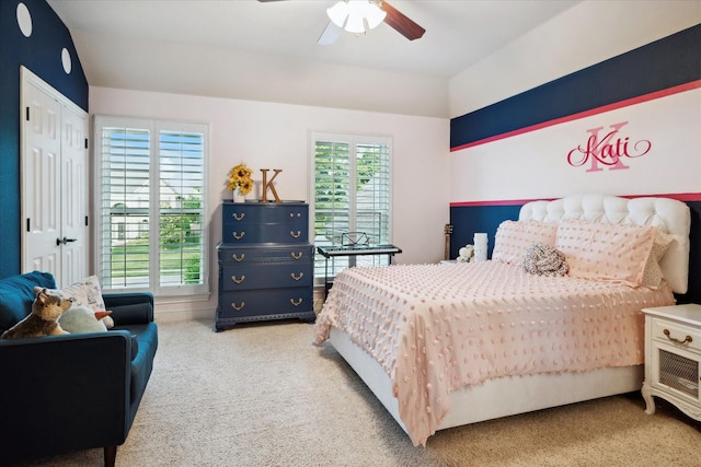 400 Indian Paintbrush Way, Southlake, TX 76092 - bedroom with carpet floors, lofted ceiling, and multiple windows