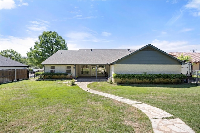 6510 Circo Dr, Granbury, TX 76049 - rear view of house with brick siding
