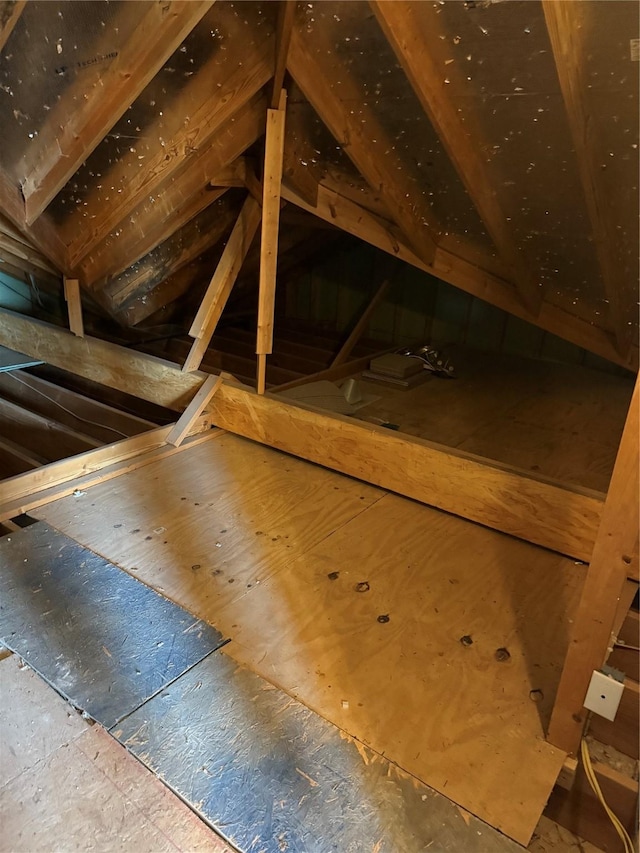 1121 Albany Dr, Fort Worth, TX 76131 - view of unfinished attic