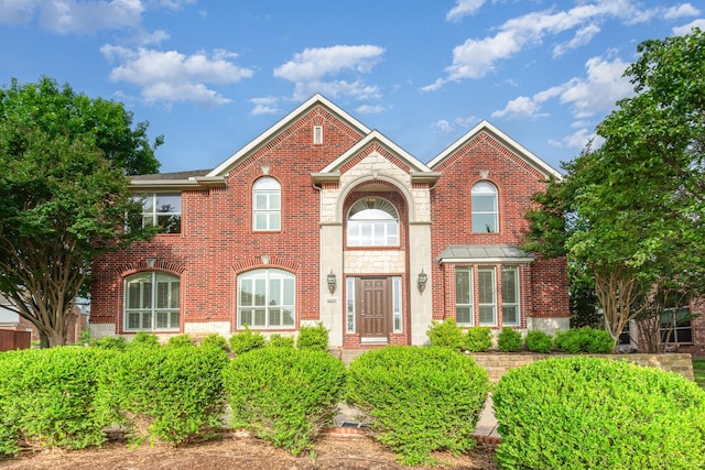 view of front facade with brick siding