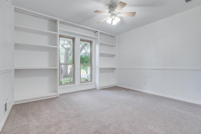 10119 Chisholm Trl, Dallas, TX 75243 - carpeted spare room with ceiling fan and baseboards