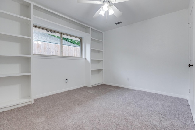 10119 Chisholm Trl, Dallas, TX 75243 - unfurnished room featuring carpet, ceiling fan, and baseboards