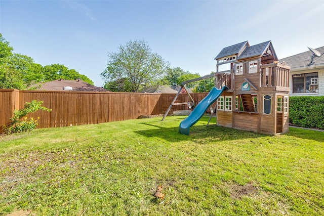10119 Chisholm Trl, Dallas, TX 75243 - view of yard with a playground