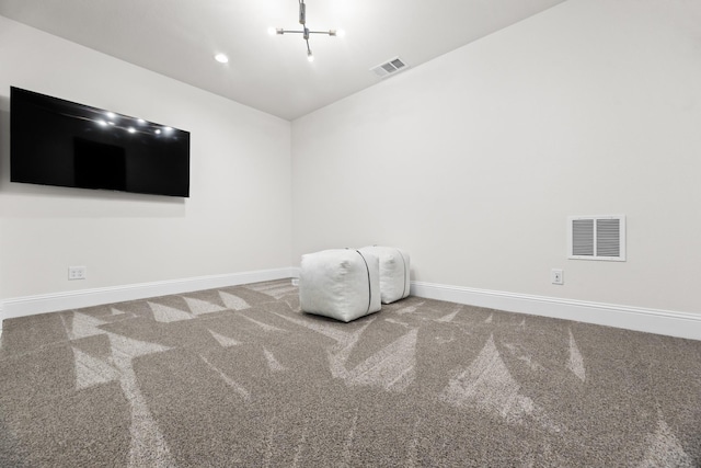 1002 Tokala St, Caddo Mills, TX 75135 - carpeted spare room featuring baseboards, visible vents, and vaulted ceiling