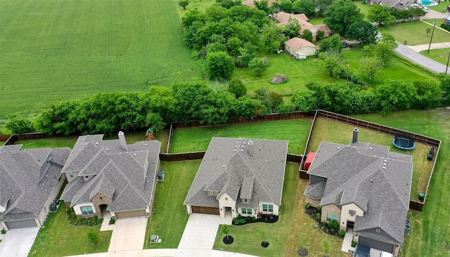 drone / aerial view featuring a residential view