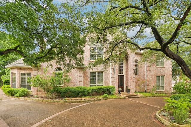 view of front of property with brick siding