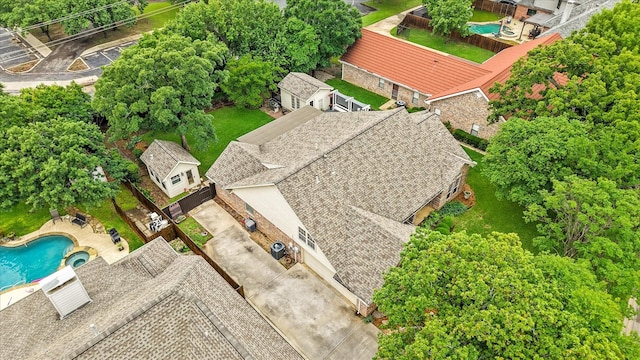 drone / aerial view
