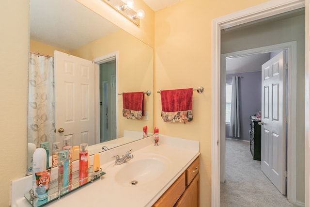 full bathroom featuring vanity