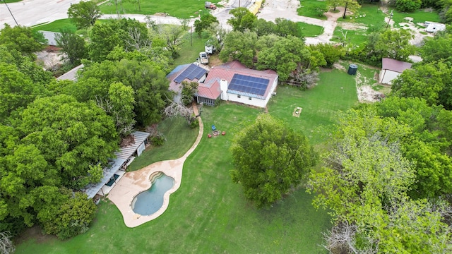 drone / aerial view