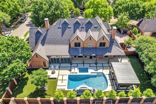 aerial view
