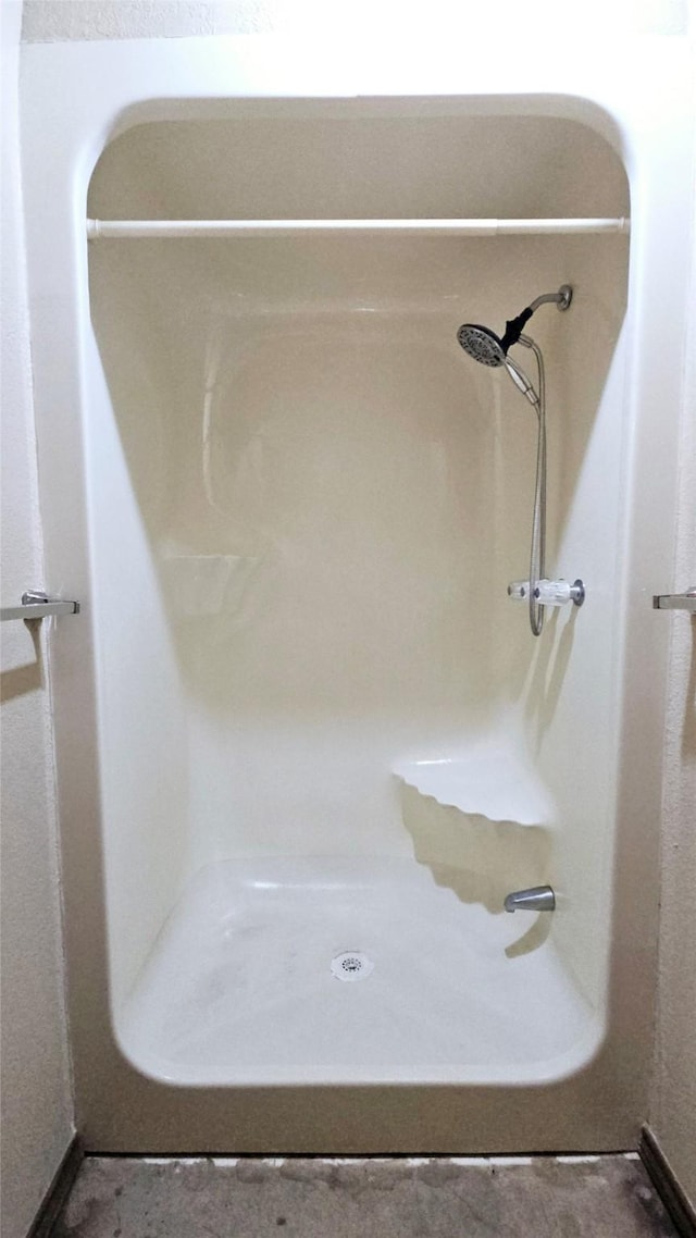 bathroom with walk in shower