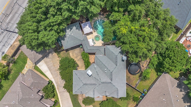 2085 Idlewood Dr, Grapevine, TX 76051 - bird's eye view of a pool area