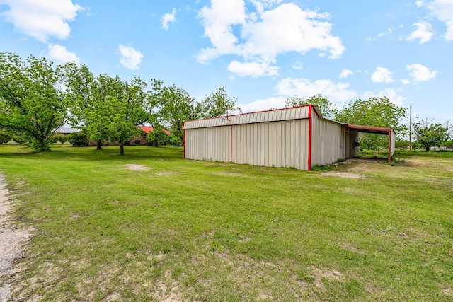 372 County Road 477, Stephenville, TX 76401 - view of yard featuring a garage and an outbuilding