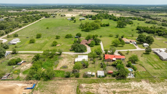 372 County Road 477, Stephenville, TX 76401 - aerial view featuring a rural view