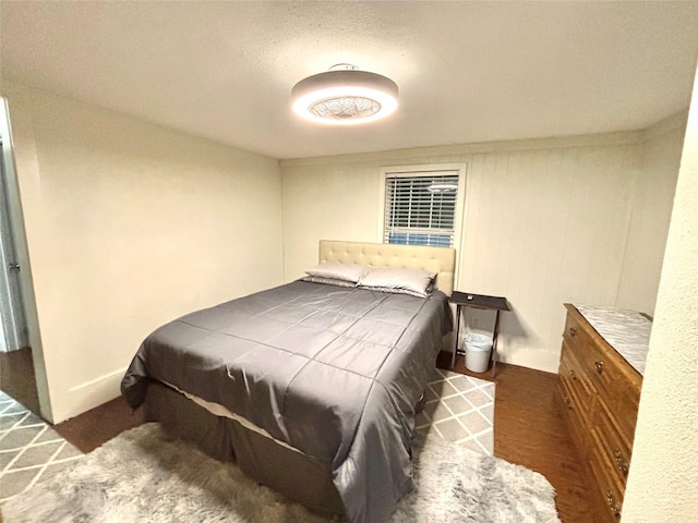 bedroom with baseboards