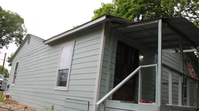 view of property exterior