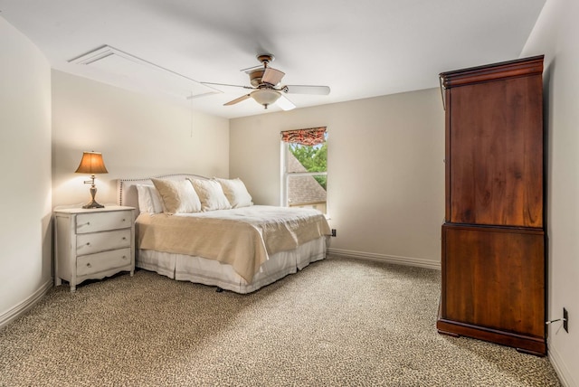 101 Welford Ln, Southlake, TX 76092 - bedroom featuring attic access, light carpet, and baseboards
