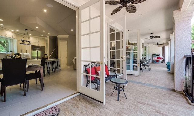 2025 Breaker Ln, Flower Mound, TX 75022 - interior space featuring french doors