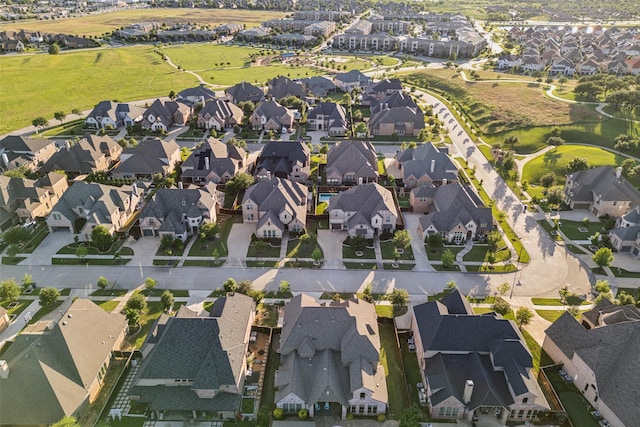 6380 Forefront Ave, Frisco, TX 75036 - aerial view of property and surrounding area featuring nearby suburban area