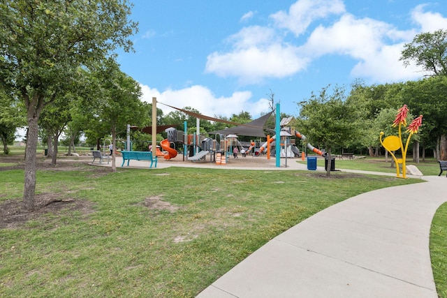 1016 Arches Park Dr, Allen, TX 75013 - community playground featuring a lawn