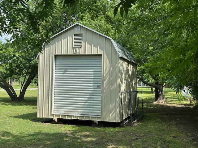 view of outbuilding with an outdoor structure