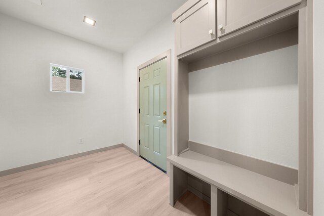 928 College St, Sulphur Springs, TX 75482 - mudroom with baseboards and light wood-style flooring