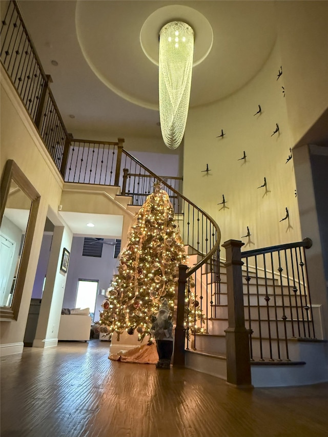 building lobby featuring stairway