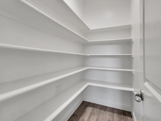 view of storage area