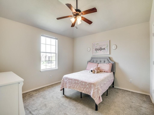 300 Aspenwood Trl, Forney, TX 75126 - bedroom featuring baseboards, carpet flooring, and a ceiling fan