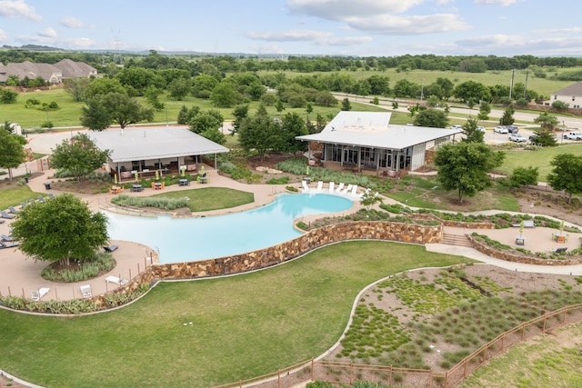 view of pool