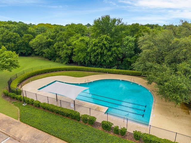 5604 Turtle Way, Mckinney, TX 75072 - community pool with a forest view
