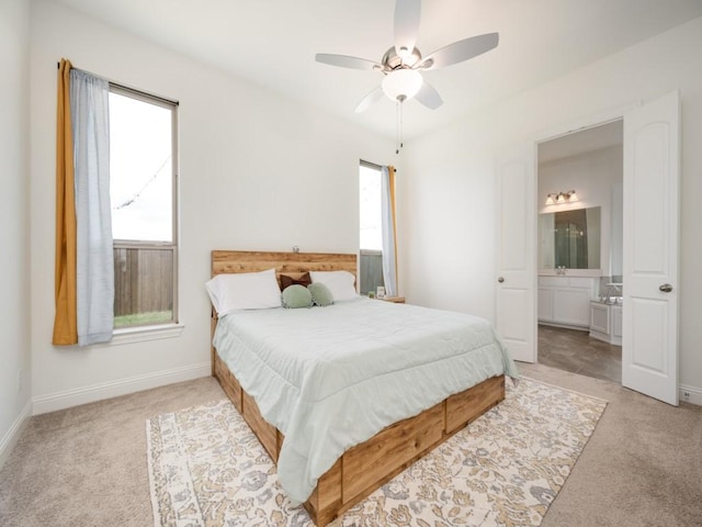 2513 Silver Leaf Dr, Northlake, TX 76226 - bedroom with baseboards, carpet, and ensuite bath
