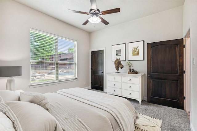7839 Blanchard Way, Fort Worth, TX 76126 - carpeted bedroom featuring baseboards and ceiling fan
