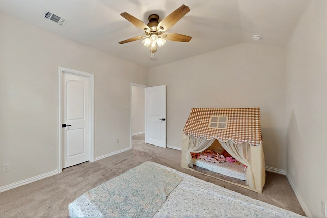 1907 Sandpiper Way, Princeton, TX 75407 - carpeted bedroom featuring baseboards, visible vents, and a ceiling fan