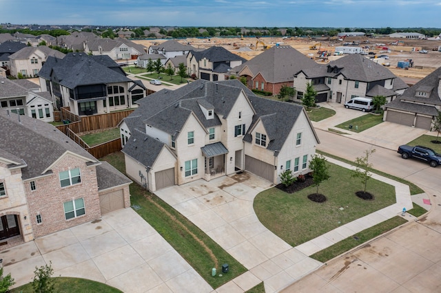 birds eye view of property featuring a residential view