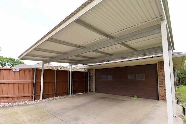 3509 Arbuckle Dr, Plano, TX 75075 - garage featuring fence
