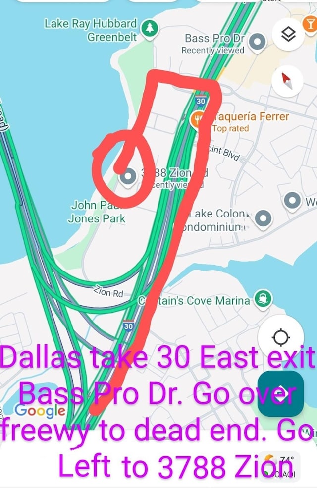 3788 Zion Rd, Garland, TX 75043 - map
