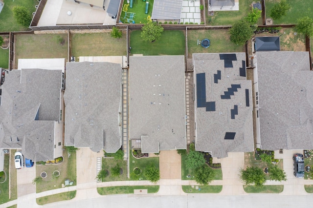 birds eye view of property featuring a residential view