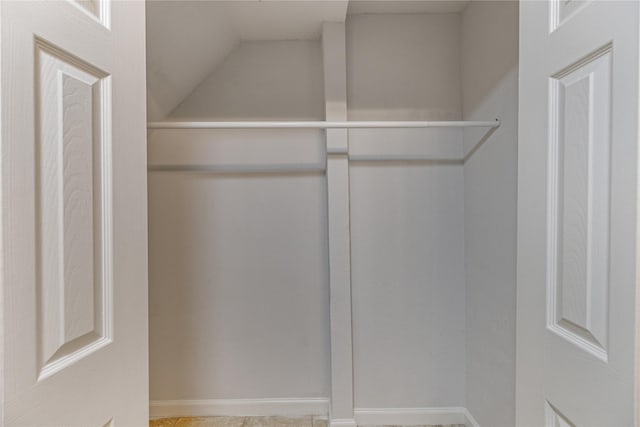 view of closet