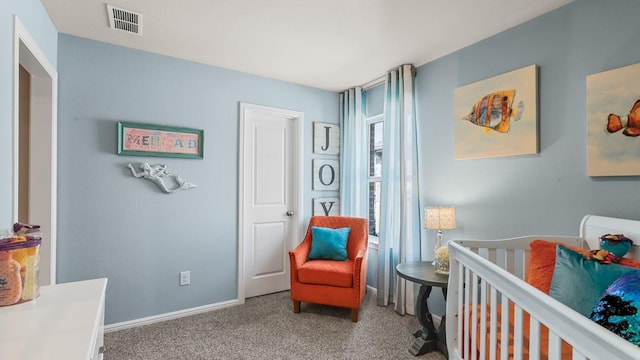 316 Pecos Dr, Azle, TX 76020 - bedroom with carpet flooring, baseboards, and visible vents